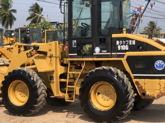 ขายรถตักล้อยาง CAT 910G (2,XXX ชั่วโมง) นำเข้าเองจากญี่ปุ่น สภาพสวยพร้อมใช้งาน มีVDOการทำงานครับ