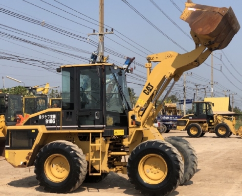 ขายรถตักล้อยาง CAT 910G (2,XXX ชั่วโมง) นำเข้าเองจากญี่ปุ่น สภาพสวยพร้อมใช้งาน มีVDOการทำงานครับ ขายรถตักล้อยาง CAT 910G (2,XXX ชั่วโมง) นำเข้าเองจากญี่ปุ่น สภาพสวยพร้อมใช้งาน มีVDOการทำงานครับ