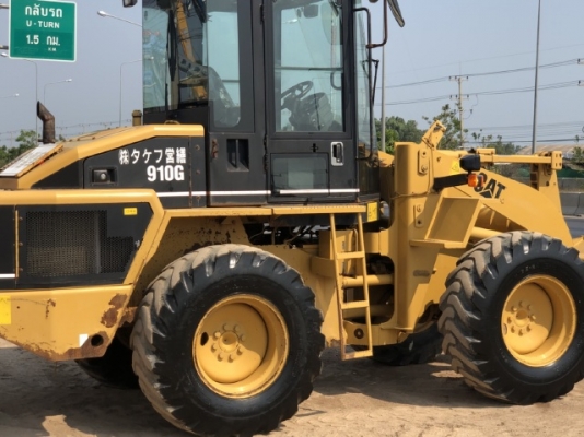 ขายรถตักล้อยาง CAT 910G (2,XXX ชั่วโมง) นำเข้าเองจากญี่ปุ่น สภาพสวยพร้อมใช้งาน มีVDOการทำงานครับ
