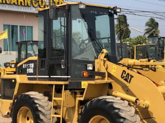 ขายรถตักล้อยาง CAT 910G (2,XXX ชั่วโมง) นำเข้าเองจากญี่ปุ่น สภาพสวยพร้อมใช้งาน มีVDOการทำงานครับ