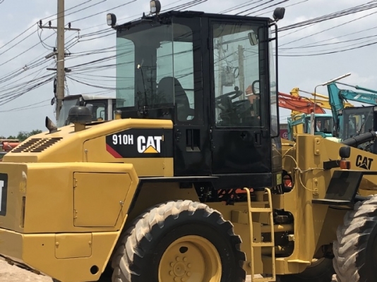 ขายรถตักล้อยาง CAT 910H (เทียบเท่า WA100-6) ปี 2010 นำเข้าเองจากญี่ปุ่น สภาพสวยพร้อมใช้ มีVDOการทำงา