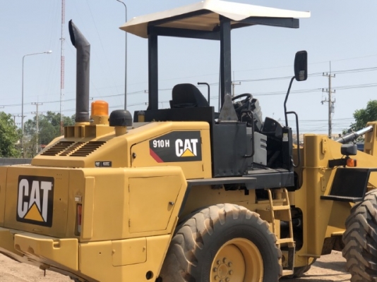 ขายรถตักล้อยาง CAT 910H (เทียบเท่า WA100-6) ปี 2012 นำเข้าเองจากญี่ปุ่น สภาพสวยพร้อมใช้งาน มีVDOการท