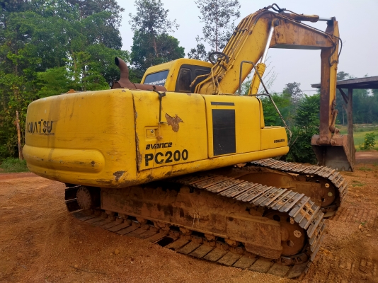 ขายรถแบคโฮ komatsu pc200-6 ไฟฟ้เต็มเอกสารอินวอย