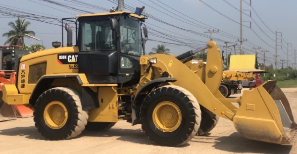 ขายรถตักล้อยาง CAT 938K (เทียบเท่า WA320-7) ปี 2015 นำเข้าเองจากญี่ปุ่น สภาพสวยพร้อมใช้งาน มีVDOการท