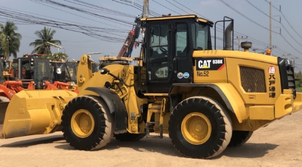 ขายรถตักล้อยาง CAT 938K (เทียบเท่า WA320-7) ปี 2015 นำเข้าเองจากญี่ปุ่น สภาพสวยพร้อมใช้งาน มีVDOการท