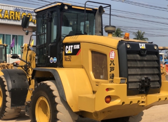 ขายรถตักล้อยาง CAT 938K (เทียบเท่า WA320-7) ปี 2015 นำเข้าเองจากญี่ปุ่น สภาพสวยพร้อมใช้งาน มีVDOการท
