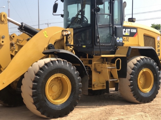 ขายรถตักล้อยาง CAT 938K (เทียบเท่า WA320-7) ปี 2015 นำเข้าเองจากญี่ปุ่น สภาพสวยพร้อมใช้งาน มีVDOการท