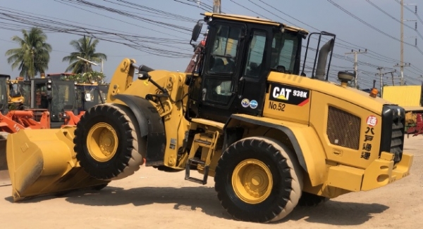 ขายรถตักล้อยาง CAT 938K (เทียบเท่า WA320-7) ปี 2015 นำเข้าเองจากญี่ปุ่น สภาพสวยพร้อมใช้งาน มีVDOการท