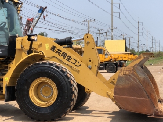 ขายรถตักล้อยาง CAT 950K (เทียบเท่า WA380-7) ปี 2015 นำเข้าเองจากญี่ปุ่น สภาพสวยพร้อมใช้งาน มีVDOการท