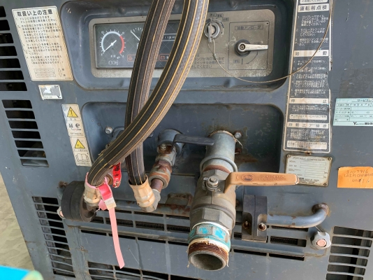 ขายปั้มลม AIRMAN PDS175SC พร้อมสายลม AIRMAN แท้ ๆ อีก 2 ชุด