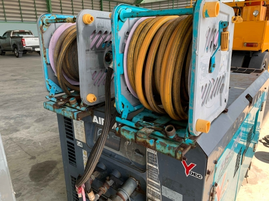 ขายปั้มลม AIRMAN PDS175SC พร้อมสายลม AIRMAN แท้ ๆ อีก 2 ชุด