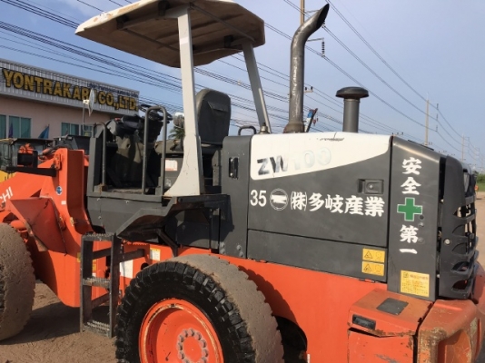 ขายรถตักล้อยาง HITACHI ZW100 ปี 2012 แขนยาวพิเศษ นำเข้าเองจากญี่ปุ่น สภาพสวยพร้อมใช้งาน มีVDOการทำงา