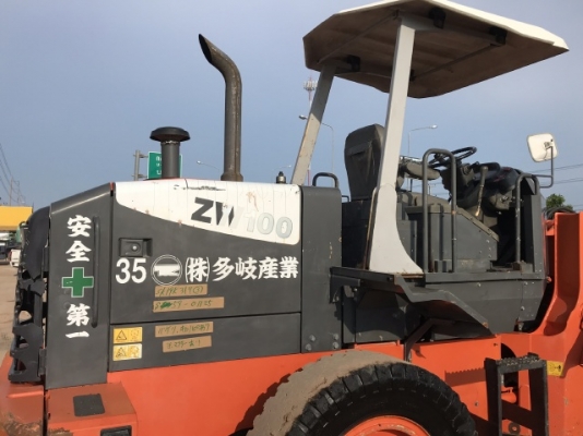 ขายรถตักล้อยาง HITACHI ZW100 ปี 2012 แขนยาวพิเศษ นำเข้าเองจากญี่ปุ่น สภาพสวยพร้อมใช้งาน มีVDOการทำงา