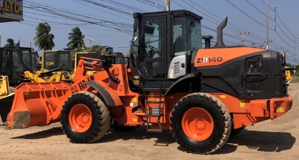 ขายรถตักล้อยาง HITACHI ZW140-5B (เท่าเทียบ WA200-7) ปี 2016 นำเข้าเองจากญี่ปุ่น มีVDOการทำงานครับ