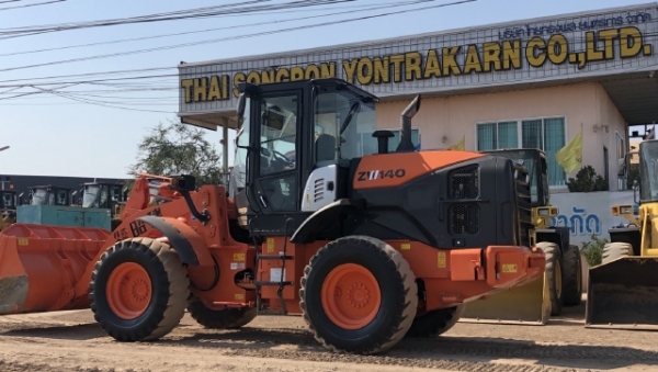ขายรถตักล้อยาง HITACHI ZW140-5B (เท่าเทียบ WA200-7) ปี 2016 นำเข้าเองจากญี่ปุ่น มีVDOการทำงานครับ