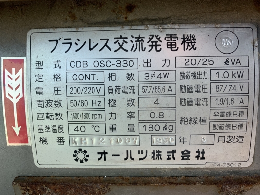 เครื่องปั่นไฟ YANMAR AG25S-2 25 kva นำเข้าจากญี่ปุ่น ราคาถูก ๆ ครับ เครื่องปั่นไฟ YANMAR AG25S-2 25 kva นำเข้าจากญี่ปุ่น ราคาถูก ๆ ครับ