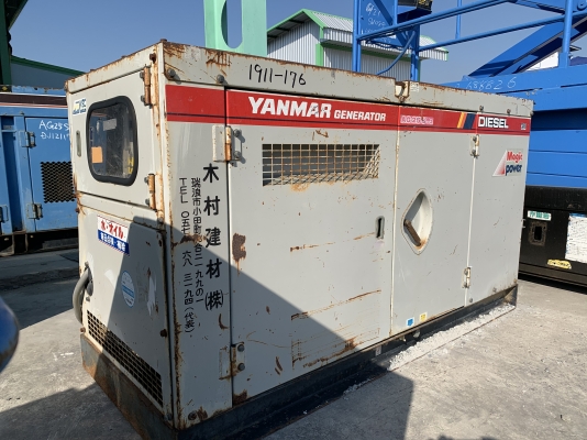 เครื่องปั่นไฟ YANMAR AG25S-2 25 kva นำเข้าจากญี่ปุ่น ราคาถูก ๆ ครับ