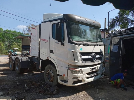 รถบรรทุก10ล้อหัวลากWEICHAI.380แรงม้า ใช้ก๊าสNGV. สภาพสวยพร้อมใช้ รถบรรทุก10ล้อหัวลากWEICHAI.380แรงม้า ใช้ก๊าสNGV. สภาพสวยพร้อมใช้