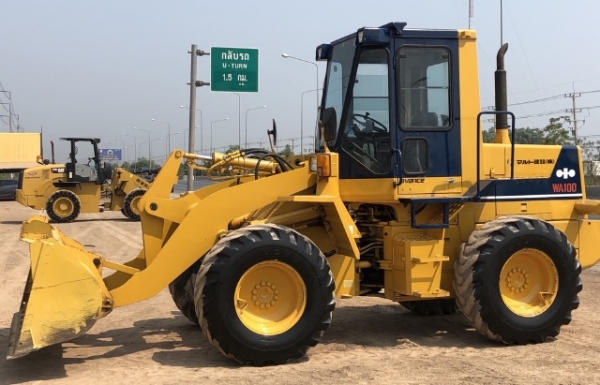 ขายรถตักล้อยาง KOMATSU WA100-1 (2,XXX ชั่วโมง) นำเข้าจากญี่ปุ่น สภาพสวยพร้อมใช้งาน มีVDOการทำงานครับ