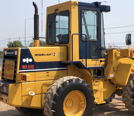 ขายรถตักล้อยาง KOMATSU WA100-1 (2,XXX ชั่วโมง) นำเข้าจากญี่ปุ่น สภาพสวยพร้อมใช้งาน มีVDOการทำงานครับ