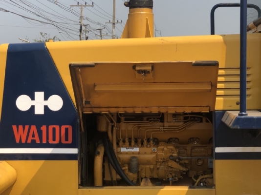 ขายรถตักล้อยาง KOMATSU WA100-1 (2,XXX ชั่วโมง) นำเข้าจากญี่ปุ่น สภาพสวยพร้อมใช้งาน มีVDOการทำงานครับ
