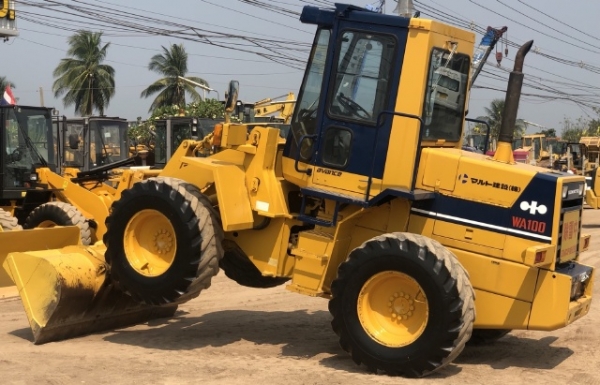 ขายรถตักล้อยาง KOMATSU WA100-1 (2,XXX ชั่วโมง) นำเข้าจากญี่ปุ่น สภาพสวยพร้อมใช้งาน มีVDOการทำงานครับ