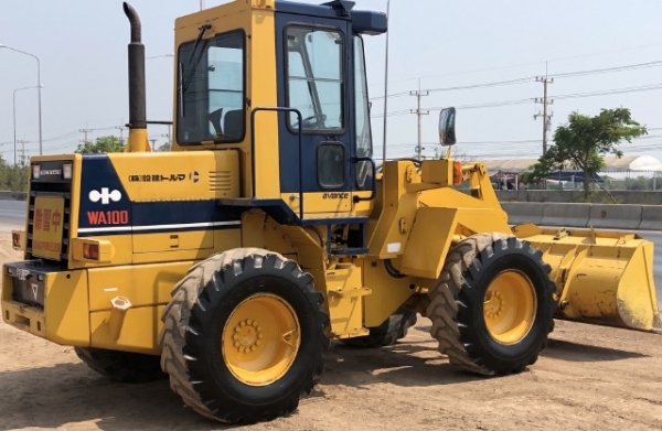 ขายรถตักล้อยาง KOMATSU WA100-1 (2,XXX ชั่วโมง) นำเข้าจากญี่ปุ่น สภาพสวยพร้อมใช้งาน มีVDOการทำงานครับ
