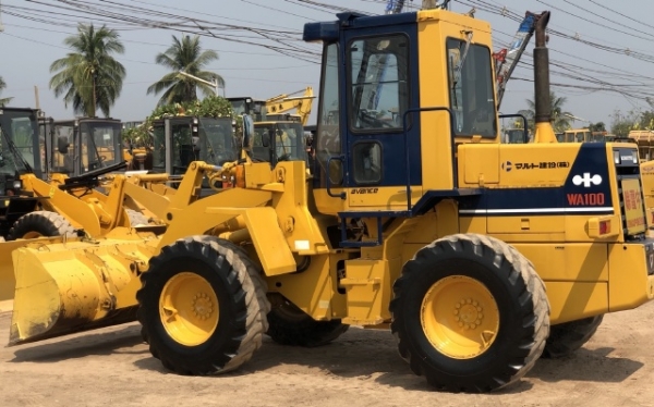 ขายรถตักล้อยาง KOMATSU WA100-1 (2,XXX ชั่วโมง) นำเข้าจากญี่ปุ่น สภาพสวยพร้อมใช้งาน มีVDOการทำงานครับ