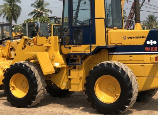 ขายรถตักล้อยาง KOMATSU WA100-1 (2,XXX ชั่วโมง) นำเข้าจากญี่ปุ่น สภาพสวยพร้อมใช้งาน มีVDOการทำงานครับ