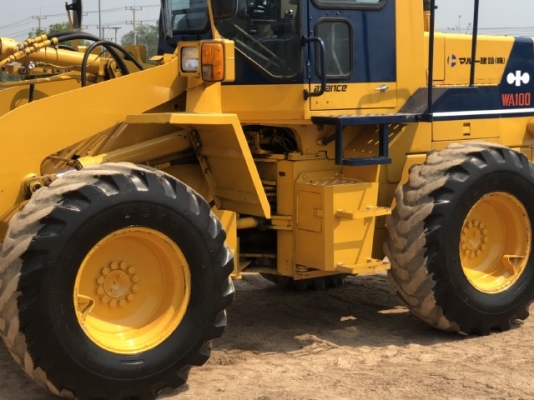 ขายรถตักล้อยาง KOMATSU WA100-1 (2,XXX ชั่วโมง) นำเข้าจากญี่ปุ่น สภาพสวยพร้อมใช้งาน มีVDOการทำงานครับ