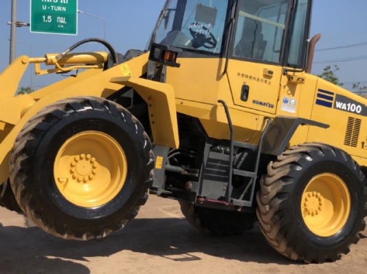 ขายรถตักล้อยาง KOMATSU WA100-5 นำเข้าเองจากญี่ปุ่น สภาพสวยพร้อมใช้งาน มีVDOการทำงานครับ