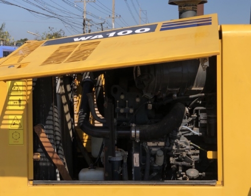 ขายรถตักล้อยาง KOMATSU WA100-5 นำเข้าเองจากญี่ปุ่น สภาพสวยพร้อมใช้งาน มีVDOการทำงานครับ