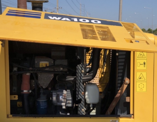ขายรถตักล้อยาง KOMATSU WA100-5 นำเข้าเองจากญี่ปุ่น สภาพสวยพร้อมใช้งาน มีVDOการทำงานครับ