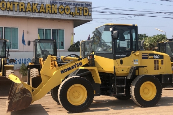 ขายรถตักล้อยาง KOMATSU WA100-7 ปี 2017 นำเข้าจากญี่ปุ่น สภาพสวยพร้อมใช้งาน มีVDOการทำงานครับ