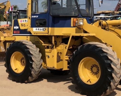 ขายรถตักล้อยาง KOMATSU WA150-1 นำเข้าเองจากญี่ปุ่น สภาพสวยพร้อมใช้ มีVDOการทำงานครับ