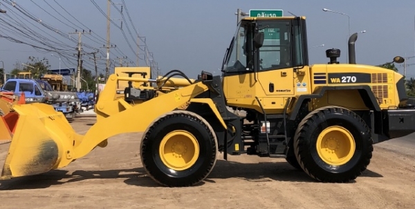 ขายรถตักล้อยาง KOMATSU WA270-6 ปี 2012 แขนยาวพิเศษ นำเข้าเองจากญี่ปุ่น มีVDOการทำงานครับ