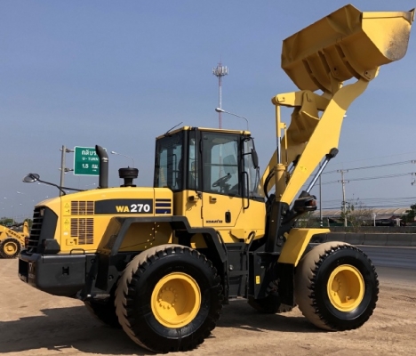 ขายรถตักล้อยาง KOMATSU WA270-6 ปี 2012 แขนยาวพิเศษ นำเข้าเองจากญี่ปุ่น มีVDOการทำงานครับ