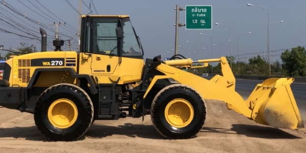 ขายรถตักล้อยาง KOMATSU WA270-6 ปี 2012 แขนยาวพิเศษ นำเข้าเองจากญี่ปุ่น มีVDOการทำงานครับ ขายรถตักล้อยาง KOMATSU WA270-6 ปี 2012 แขนยาวพิเศษ นำเข้าเองจากญี่ปุ่น มีVDOการทำงานครับ