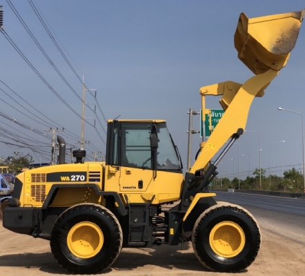 ขายรถตักล้อยาง KOMATSU WA270-6 ปี 2012 แขนยาวพิเศษ นำเข้าเองจากญี่ปุ่น มีVDOการทำงานครับ