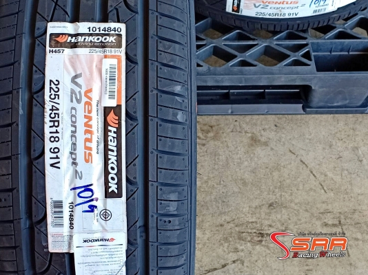 HANKOOK V2 CONCEPT2 225/45R18 ยางเกาหลี ลดราคาพิเศษ