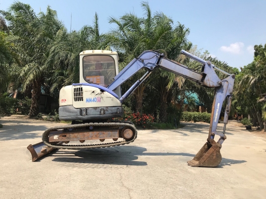 ขายแบคโฮ MITSUBISHI MM40SR(PC40)คอนโทลน้ำมัน ปั้มนิ้ว เดิมจากญี่ปุ่น100\% ทำงานสมบูรณ์ทุกระบบ รับรอง
