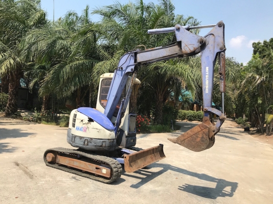 ขายแบคโฮ MITSUBISHI MM40SR(PC40)คอนโทลน้ำมัน ปั้มนิ้ว เดิมจากญี่ปุ่น100\% ทำงานสมบูรณ์ทุกระบบ รับรอง