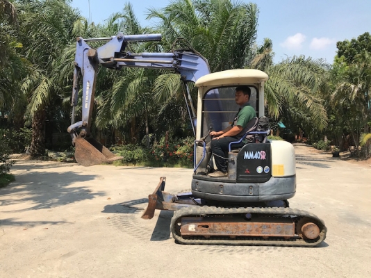 ขายแบคโฮ MITSUBISHI MM40SR(PC40)คอนโทลน้ำมัน ปั้มนิ้ว เดิมจากญี่ปุ่น100\% ทำงานสมบูรณ์ทุกระบบ รับรอง