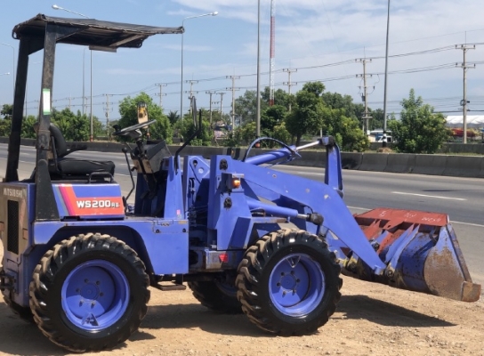 ขายรถตักล้อยาง MITSUBISHI WS200A (2XX ชั่วโมง) นำเข้าเองจากญี่ปุ่น สภาพสวยพร้อมใช้งาน มีVDOการทำงานค