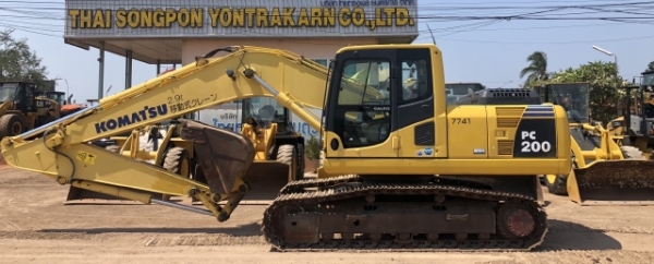 ขายรถขุด KOMATSU PC200-8 นำเข้าเองจากญี่ปุ่น สภาพสวยพร้อมใช้งาน มีVDOการทำงานครับ