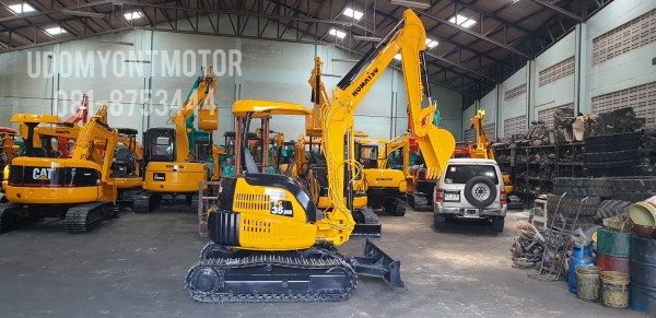 ขาย รถขุดขาย รถขุด KOMATSU รุ่น PC35MR-1-  มือสองญี่ปุ่น แทรกเหล็ก สลัก บูทเอวแน่น 100\% สวยพร้อมใช้งาน มือถือ 0818753444