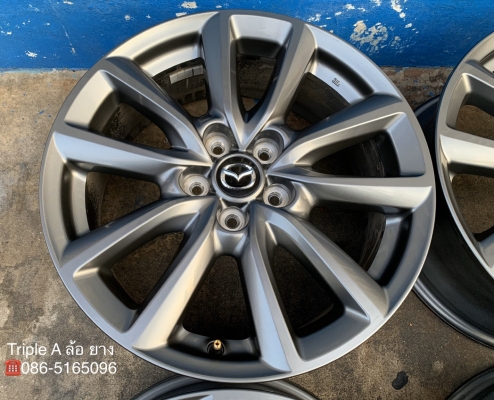 ล้อแม็กป้ายแดง Mazda 3 รุ่นใหม่ล่าสุด ขอบ 18 สีเทากัน สวยกริ๊บ ล้อแม็กป้ายแดง Mazda 3 รุ่นใหม่ล่าสุด ขอบ 18 สีเทากัน สวยกริ๊บ