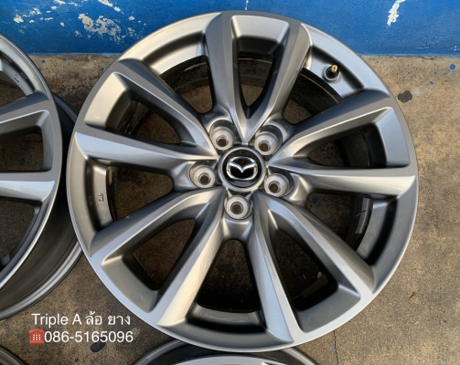 ล้อแม็กป้ายแดง Mazda 3 รุ่นใหม่ล่าสุด ขอบ 18 สีเทากัน สวยกริ๊บ ล้อแม็กป้ายแดง Mazda 3 รุ่นใหม่ล่าสุด ขอบ 18 สีเทากัน สวยกริ๊บ