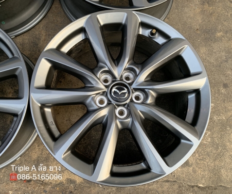 ล้อแม็กป้ายแดง Mazda 3 รุ่นใหม่ล่าสุด ขอบ 18 สีเทากัน สวยกริ๊บ ล้อแม็กป้ายแดง Mazda 3 รุ่นใหม่ล่าสุด ขอบ 18 สีเทากัน สวยกริ๊บ