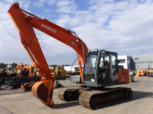 ขายรถแบคโฮ Hitachi ZX120-3 แทรคใหญ่ อาร์มพิเศษ โทร 081-8581834 แบงค์ เจ้าของขายเอง